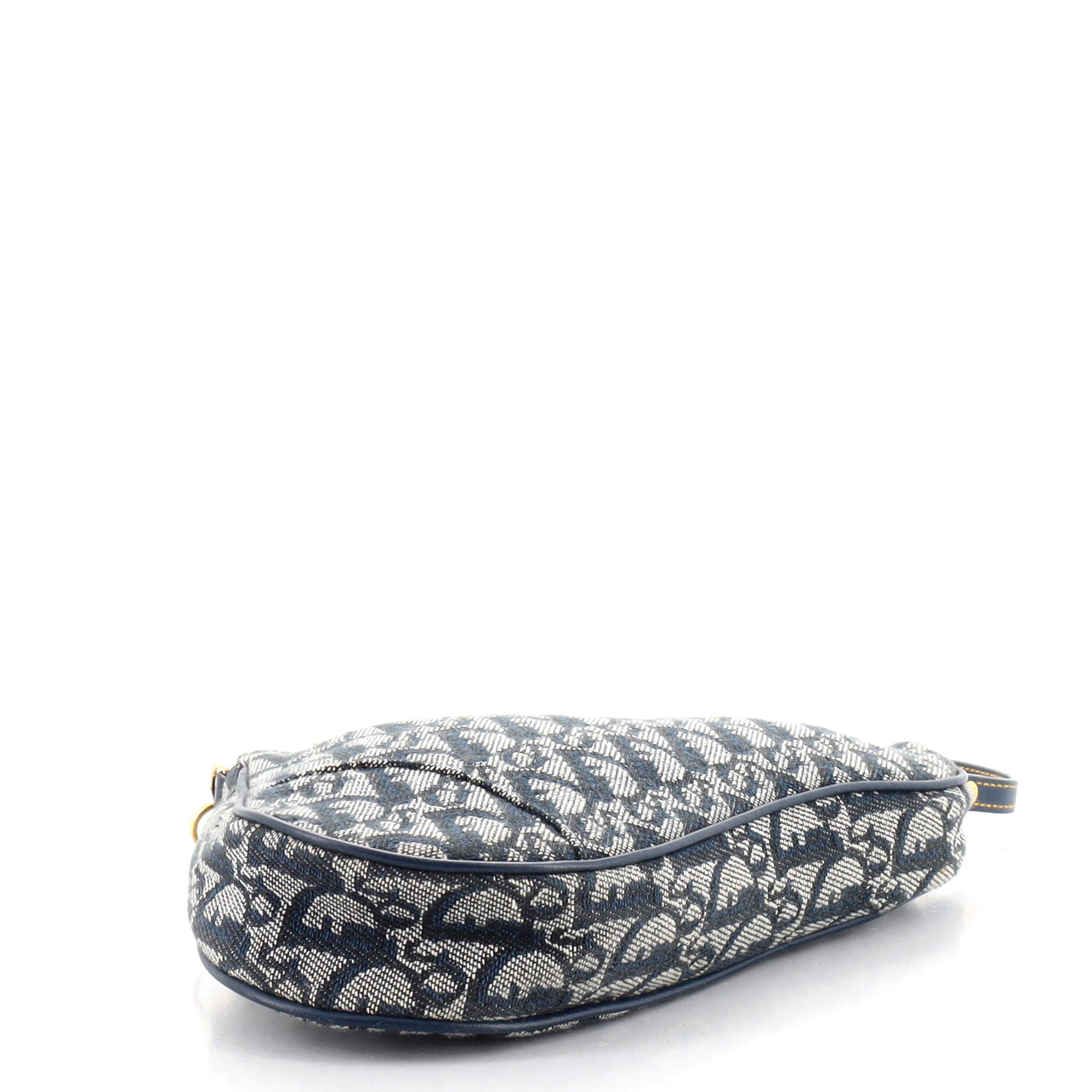 Vintage Saddle Bag Diorissimo Canvas Mini