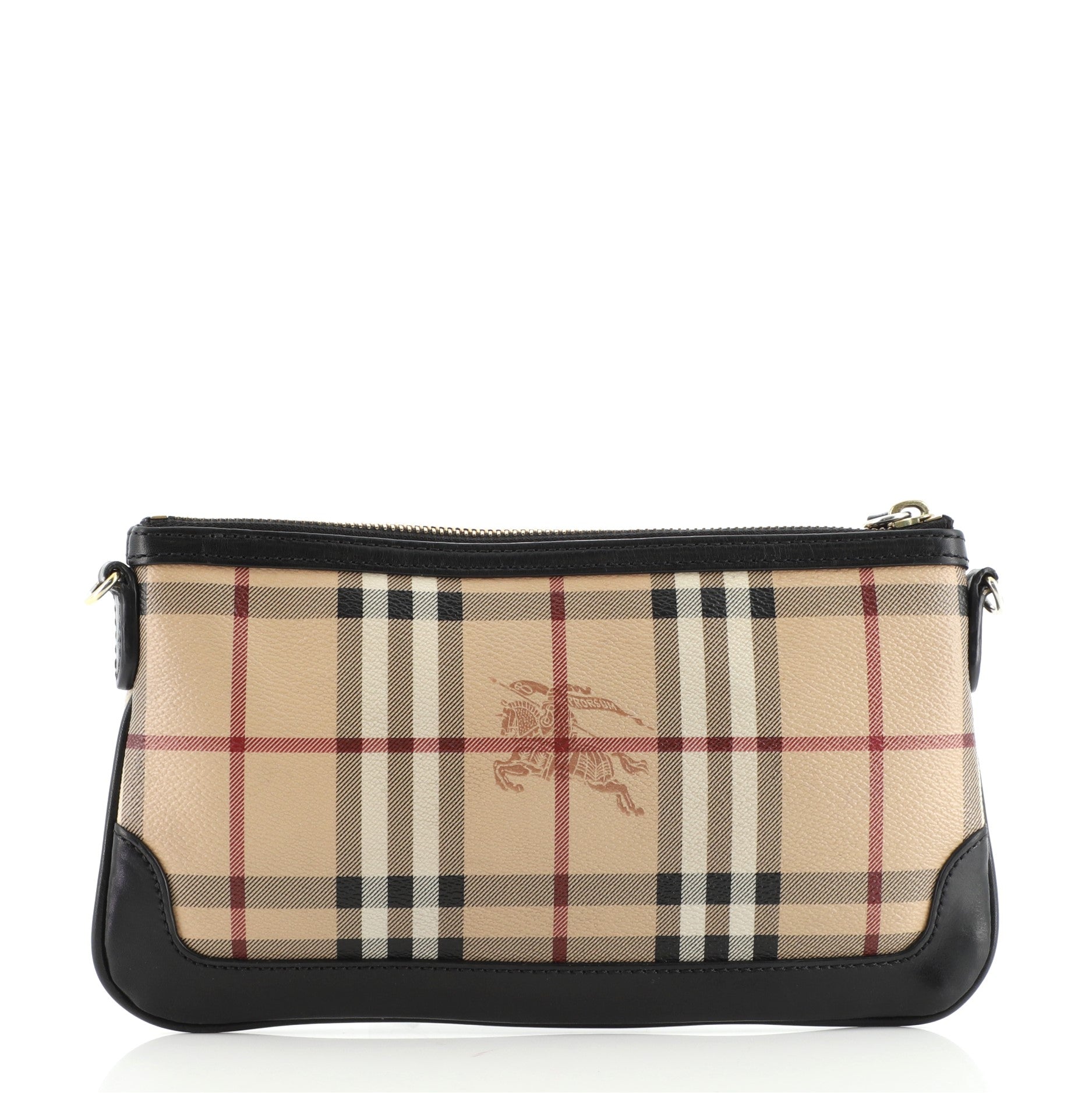 Peyton Crossbody Clutch Haymarket Coated Canvas Small