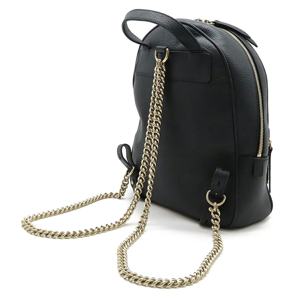 Gucci Soho Interlocking G Leather Backpack