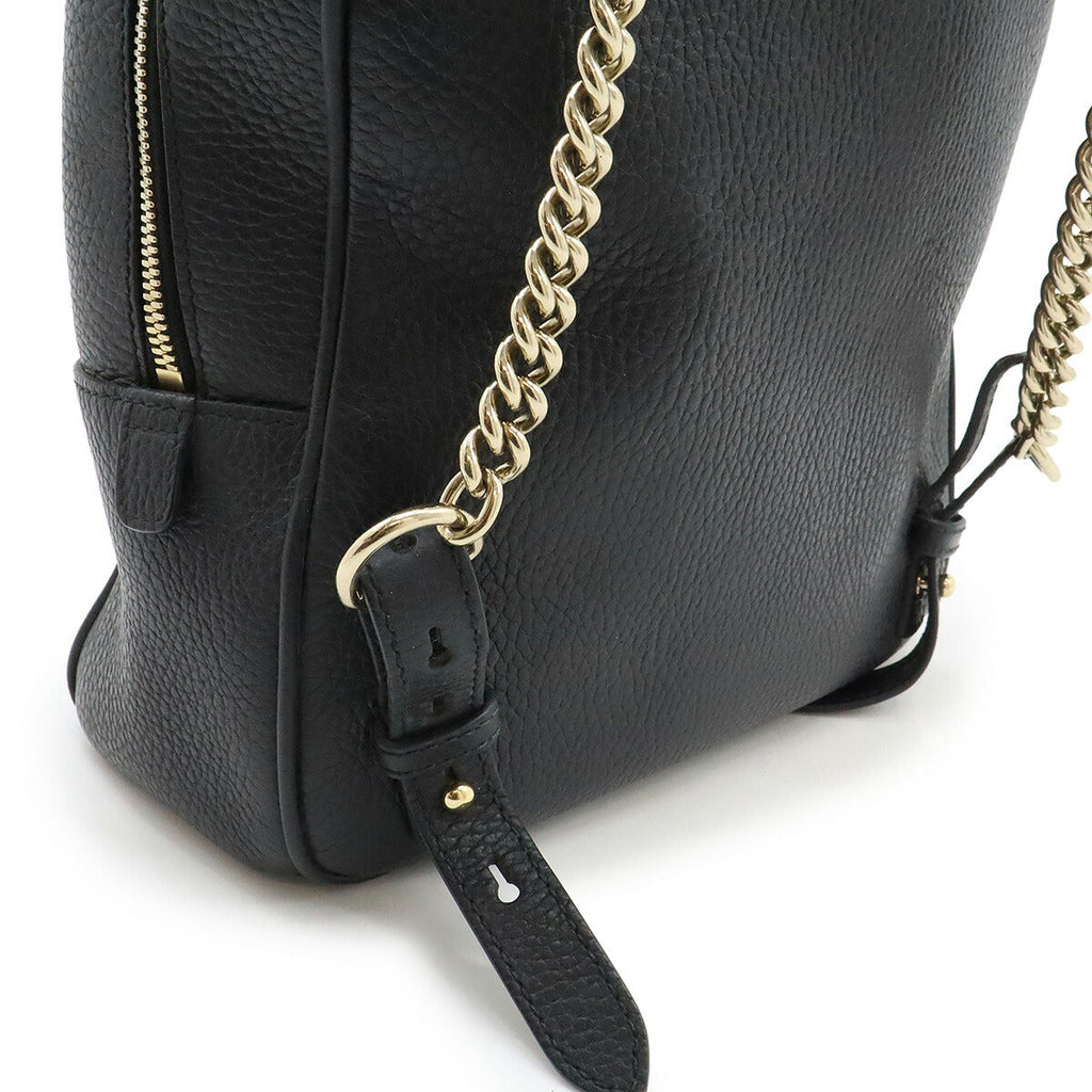 Gucci Soho Interlocking G Leather Backpack
