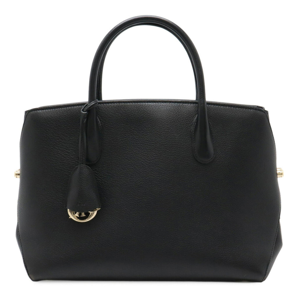 Christian Dior Open Bar Leather Handbag