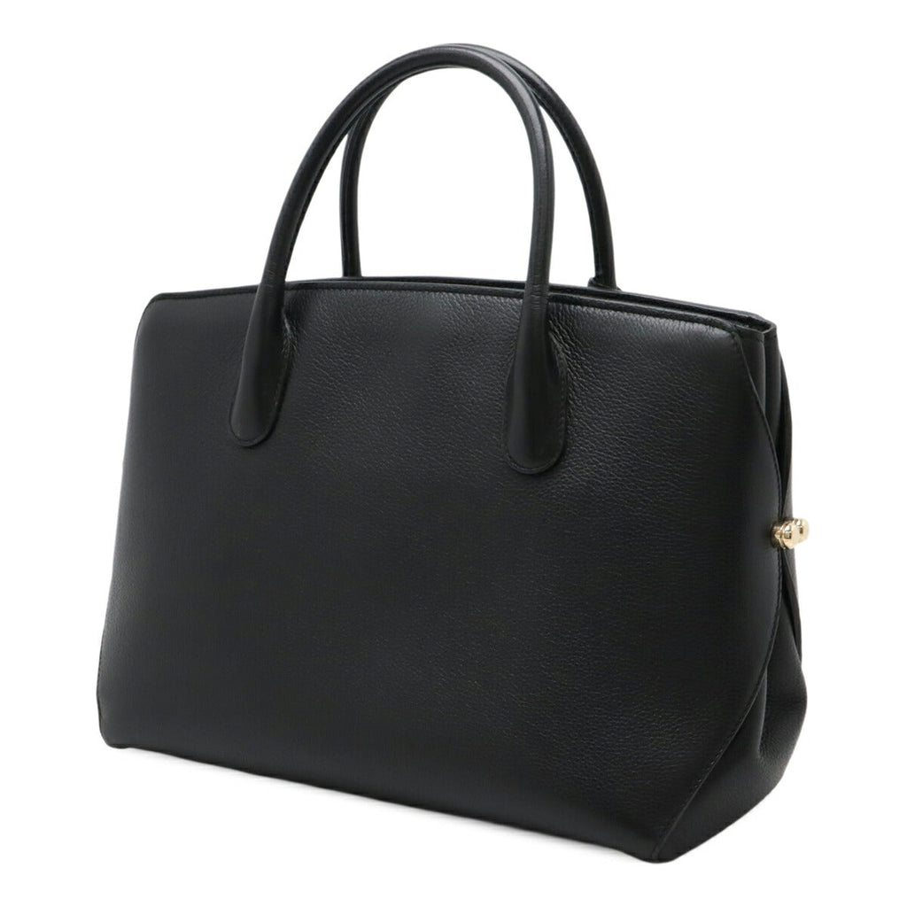 Christian Dior Open Bar Leather Handbag