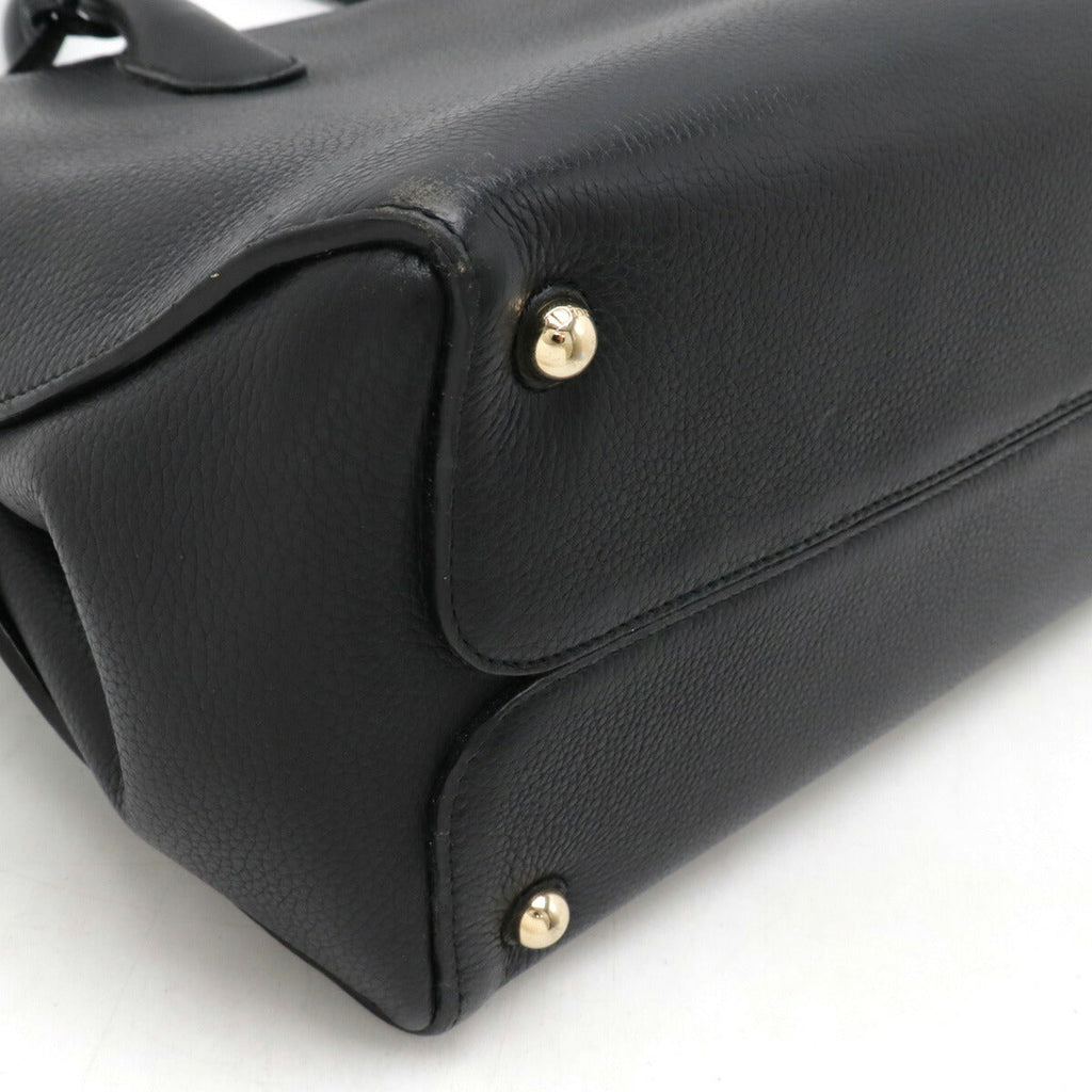 Christian Dior Open Bar Leather Handbag