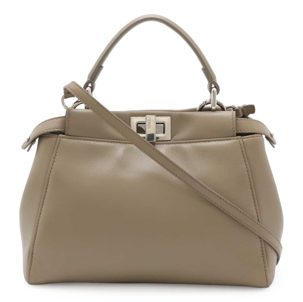 Fendi Peekaboo Leather 2way Bag