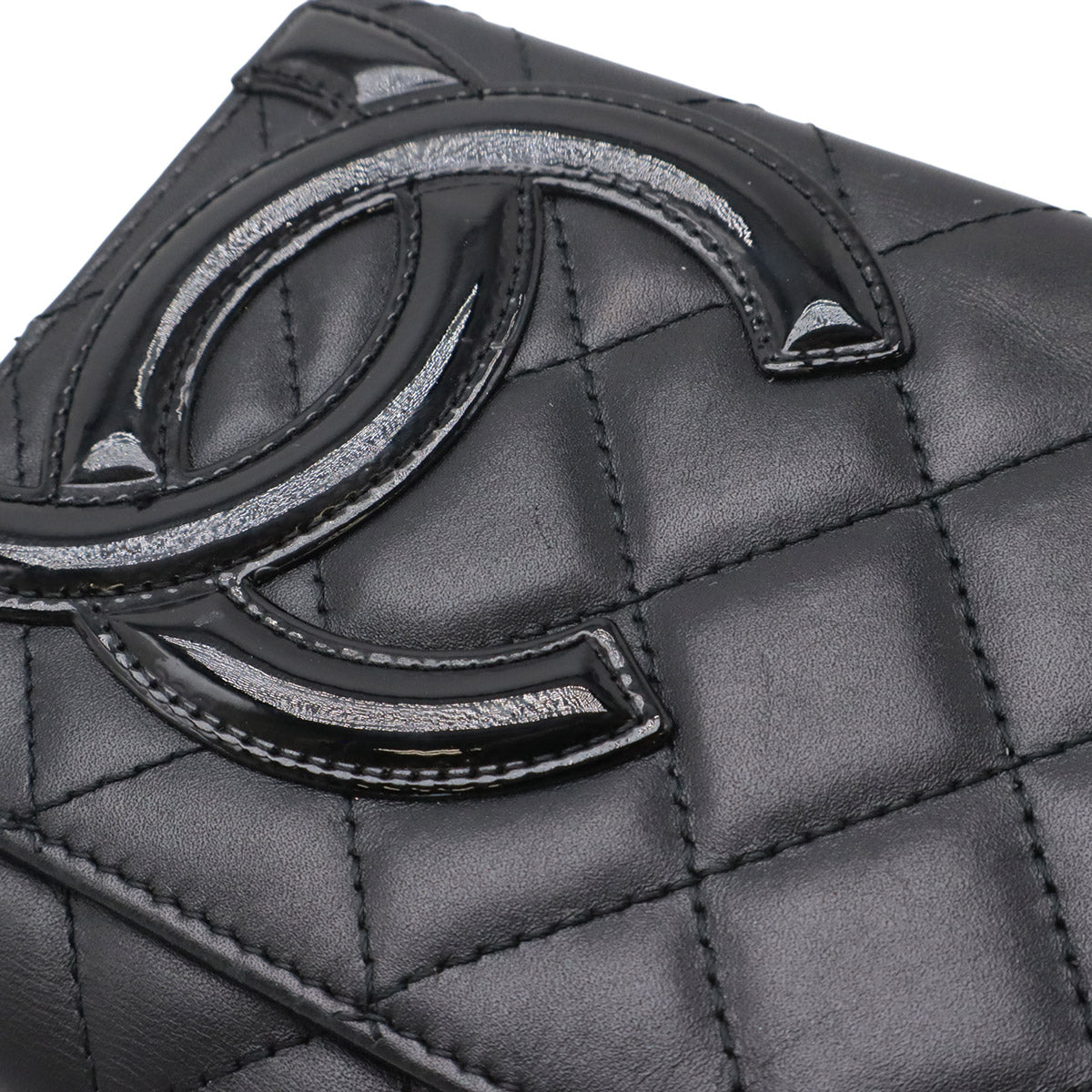 Chanel Cambon Line Long Wallet Leather