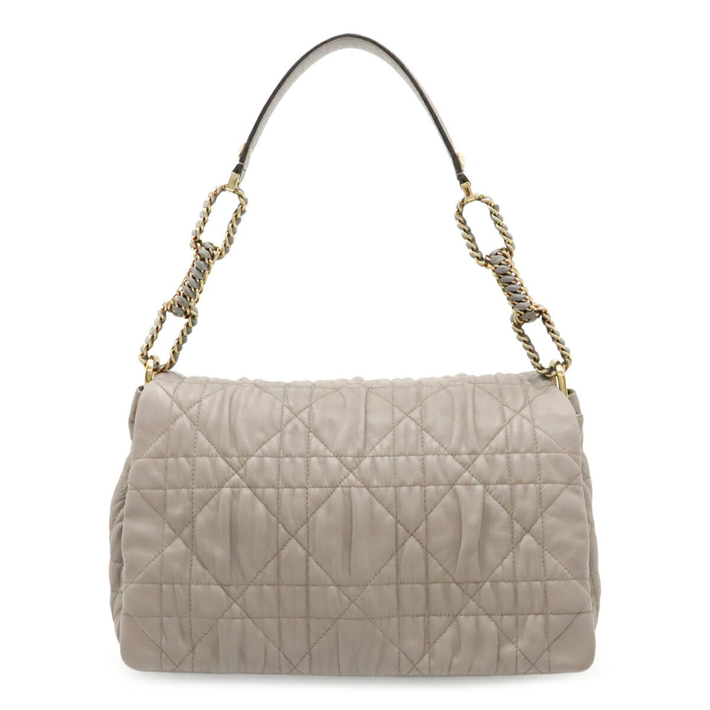 Christian Dior Cannage Leather Shoulder Bag