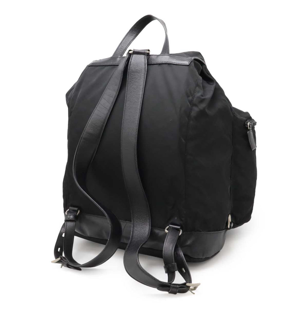 Prada Triangle Logo Nylon Backpack