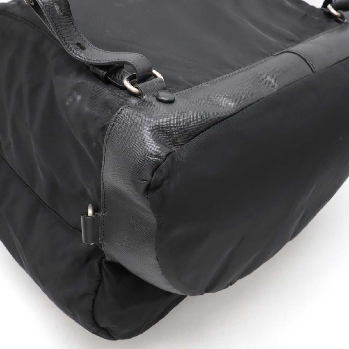 Prada Triangle Logo Nylon Backpack