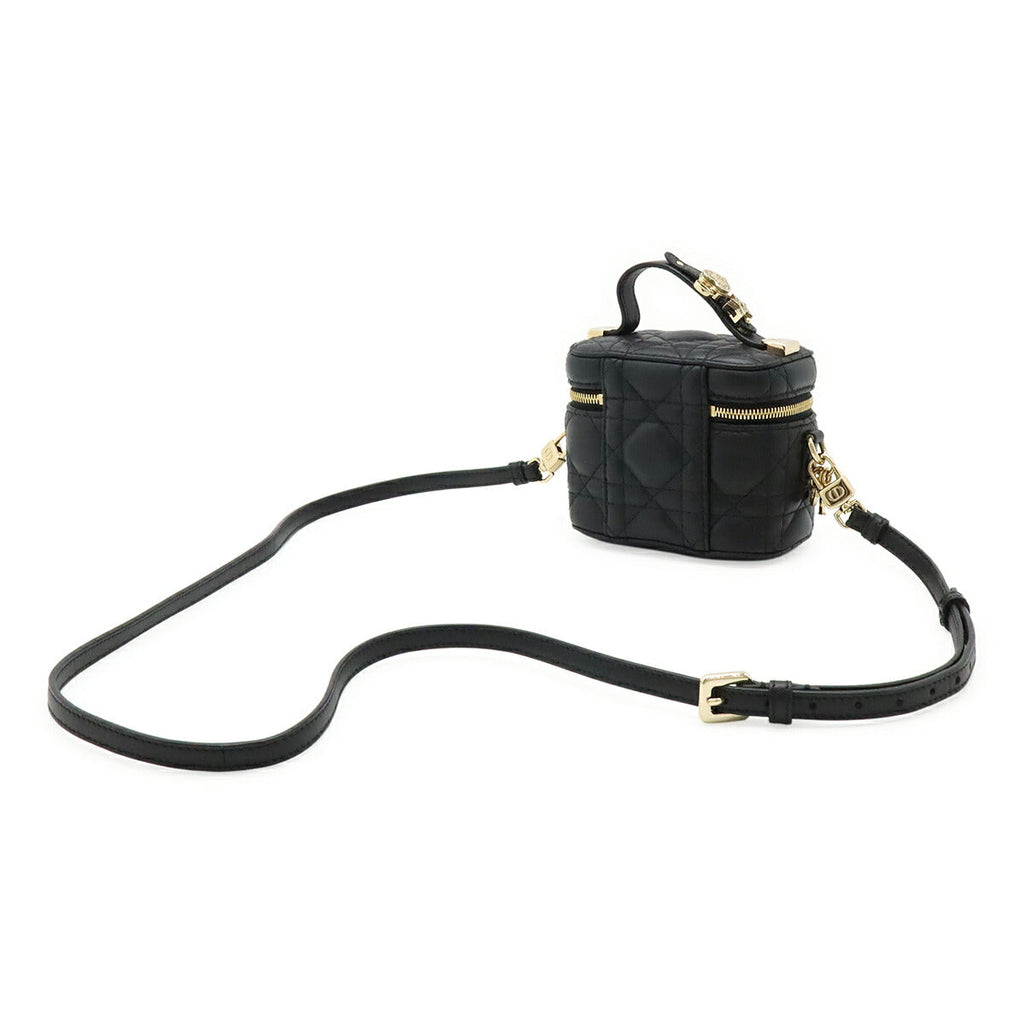 Christian Dior Lady Dior Leather 2way Shoulder Bag