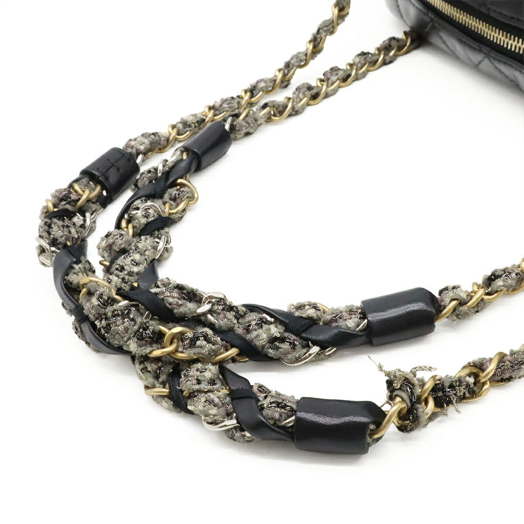 Chanel Matelasse Coco Mark Lambskin Shoulder Bag