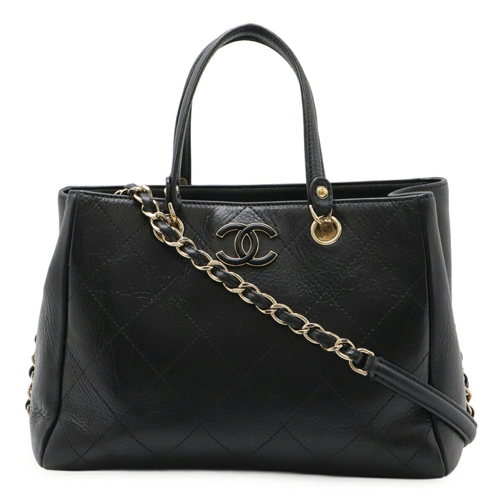 Chanel Small Shopping Bag Calfskin 2way Bag
