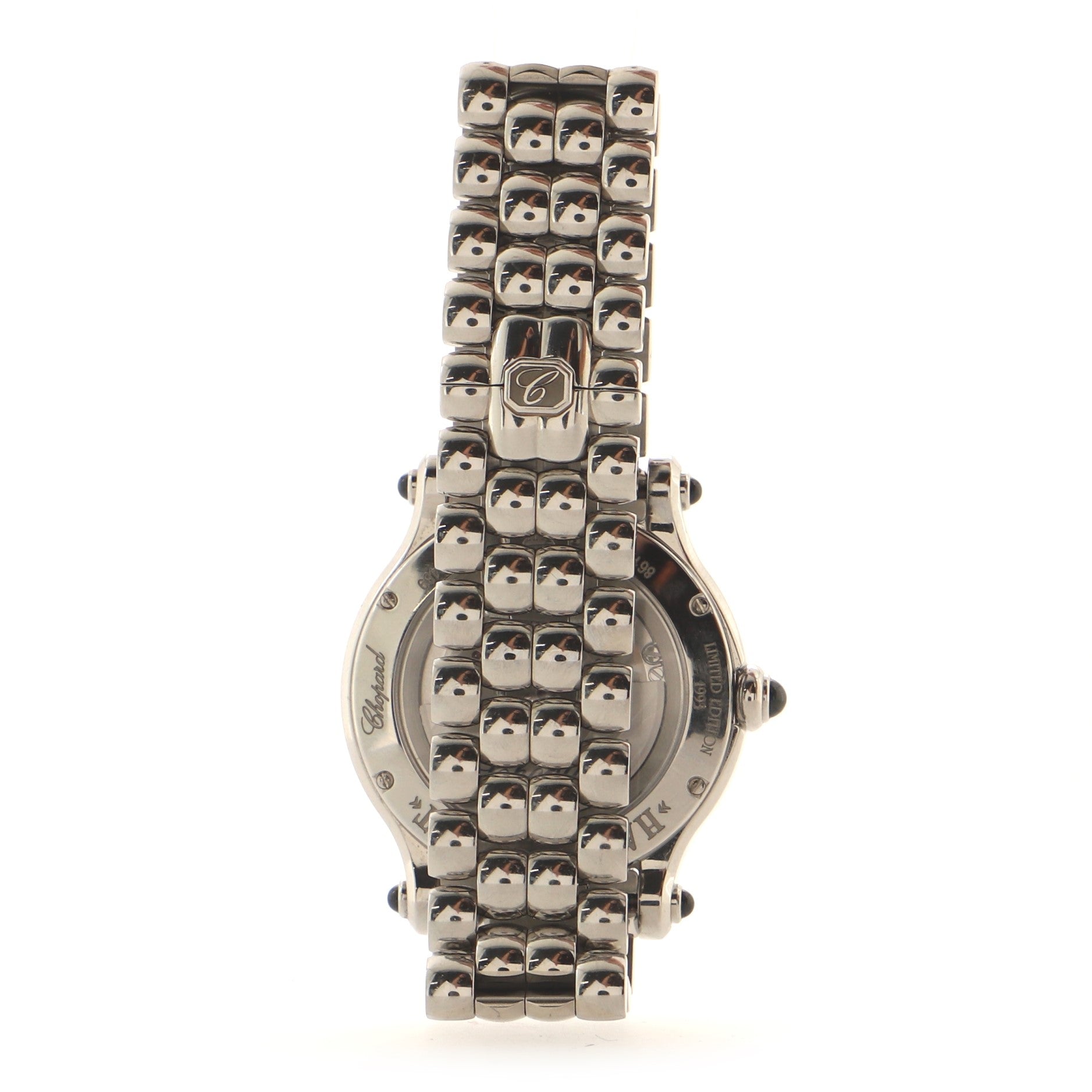 Happy Sport The First Automatic Watch Stainless Steel with Floating Diamonds 33