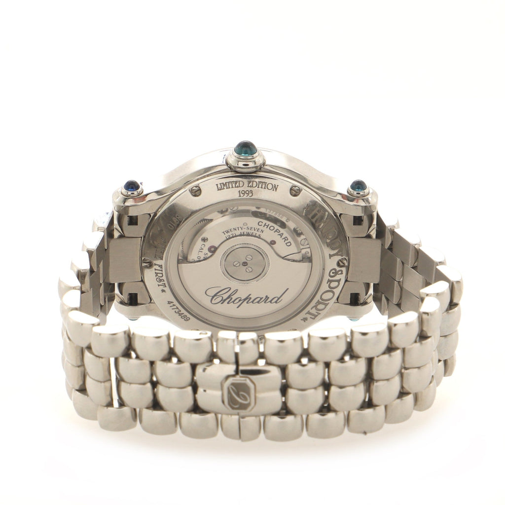 Happy Sport The First Automatic Watch Stainless Steel with Floating Diamonds 33
