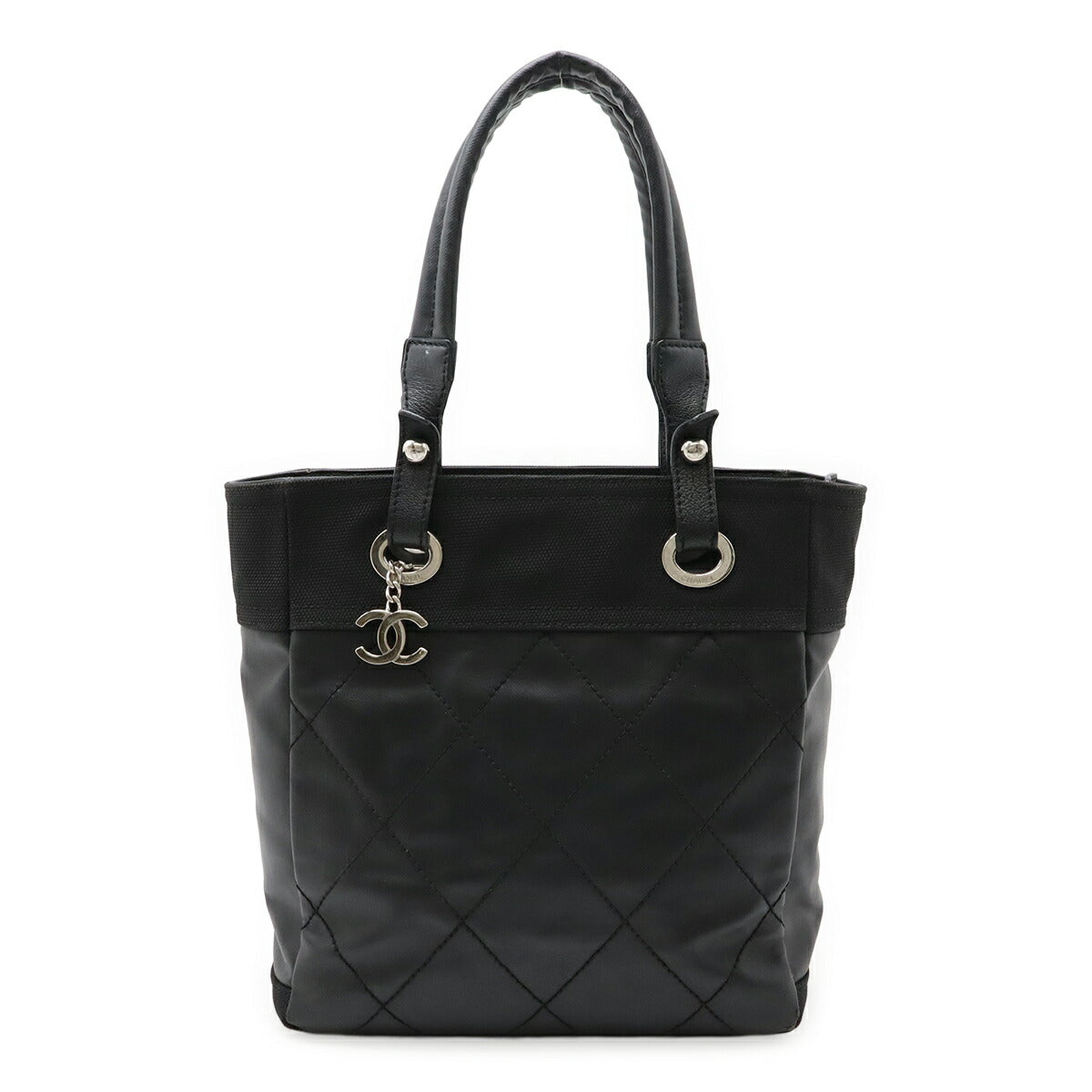 Chanel Paris Biarritz Coated Canvas 2way Tote Bag