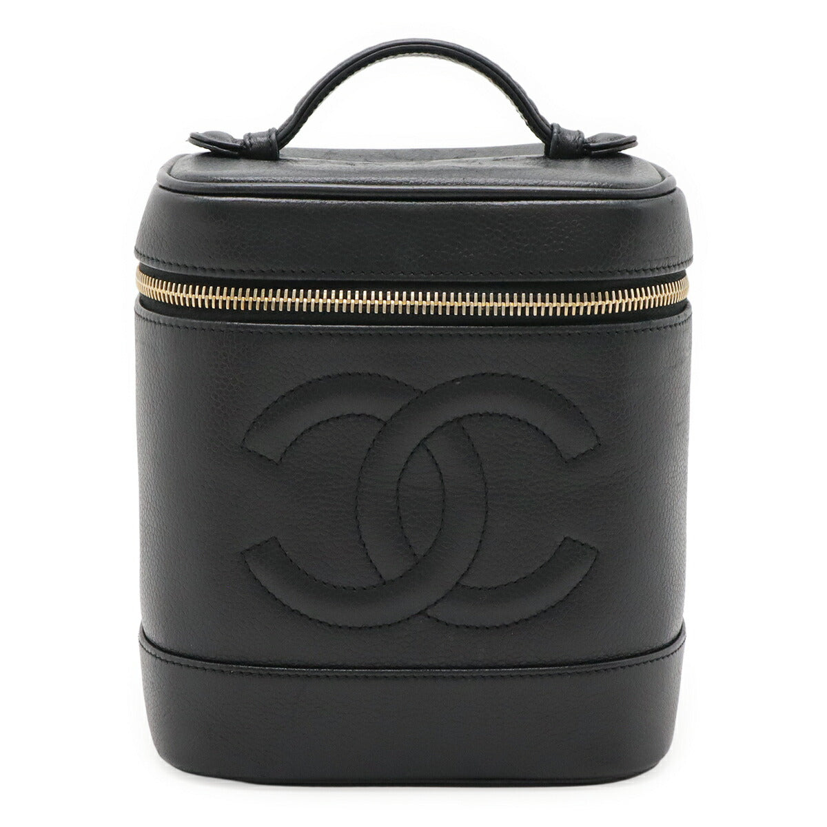 Chanel Coco Mark Caviar Skin Vanity Bag