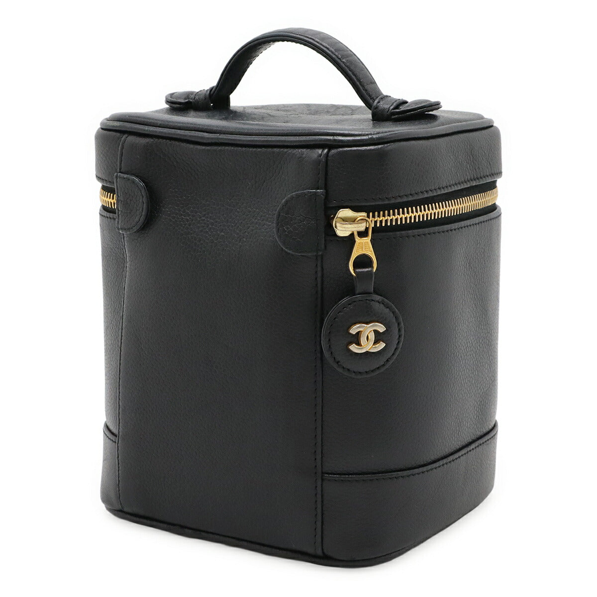 Chanel Coco Mark Caviar Skin Vanity Bag