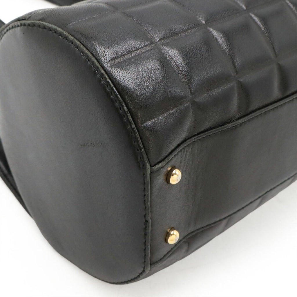 Chanel Choco Bar Lambskin Shoulder Bag