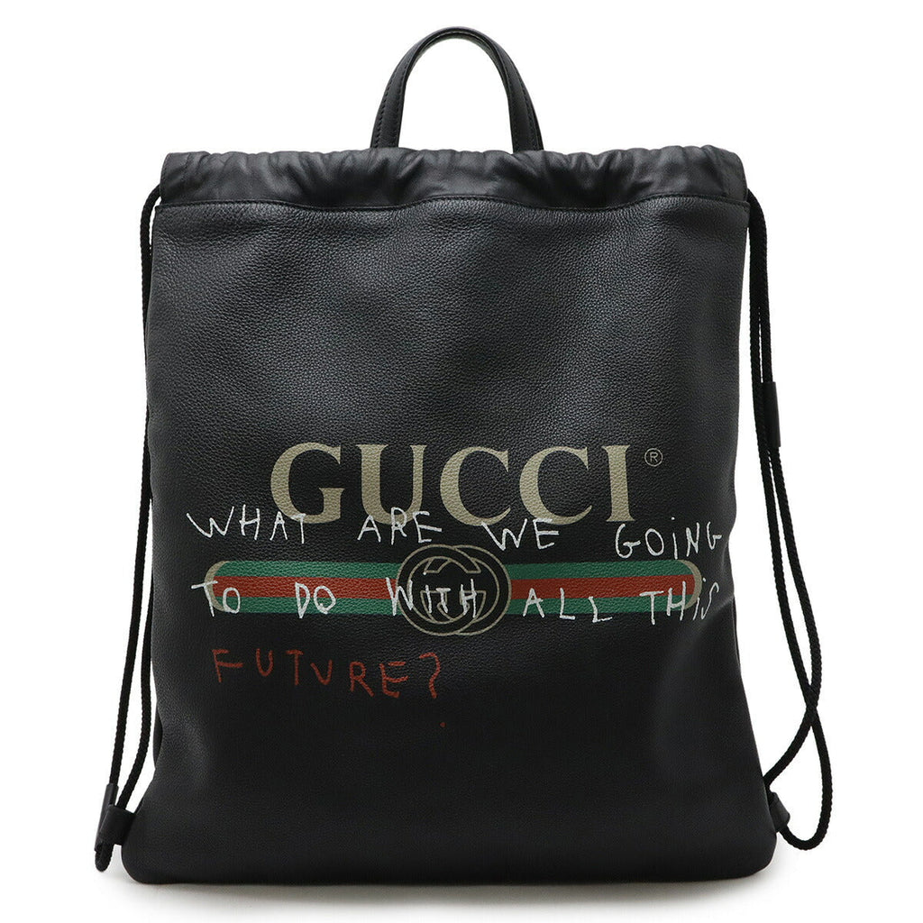 Gucci Gucci Print Coco Capitán Leather 2way Backpack