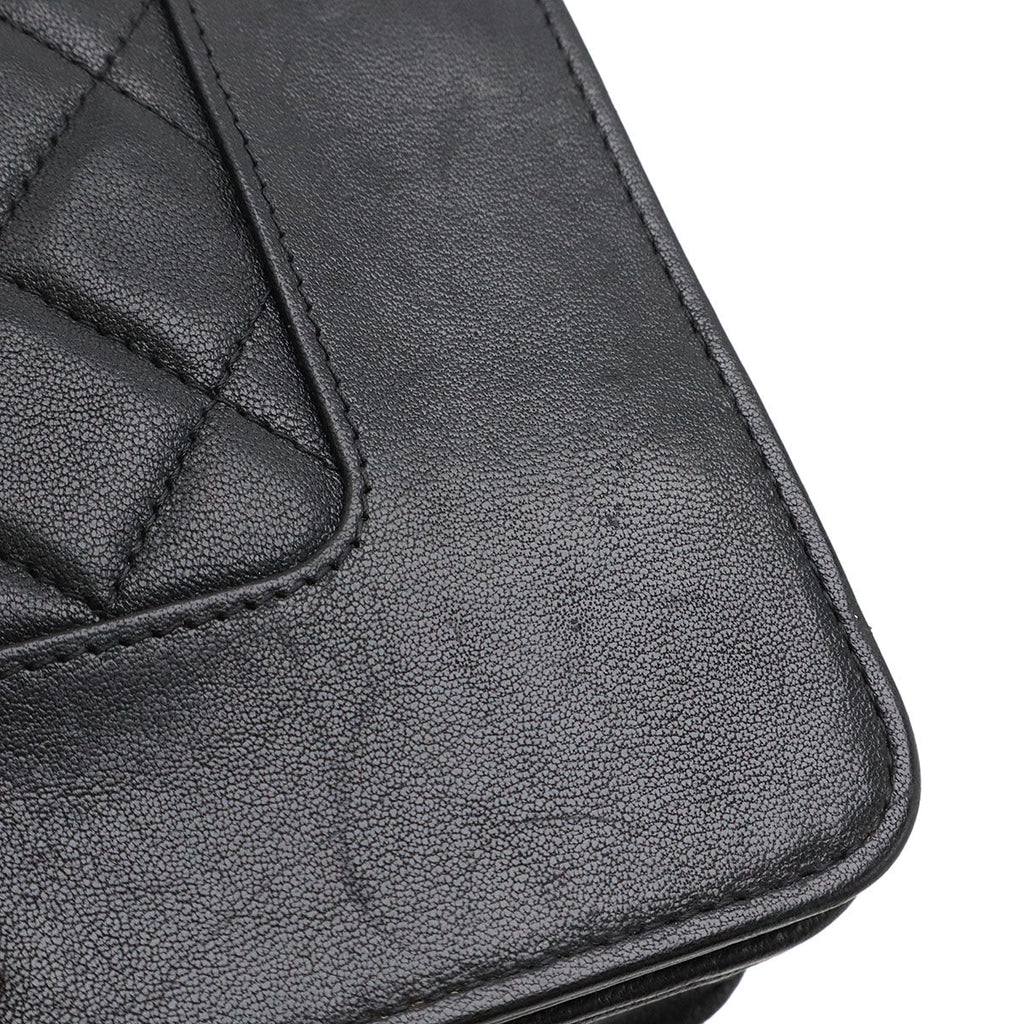 Chanel Mademoiselle Calfskin Chain Wallet Shoulder Bag