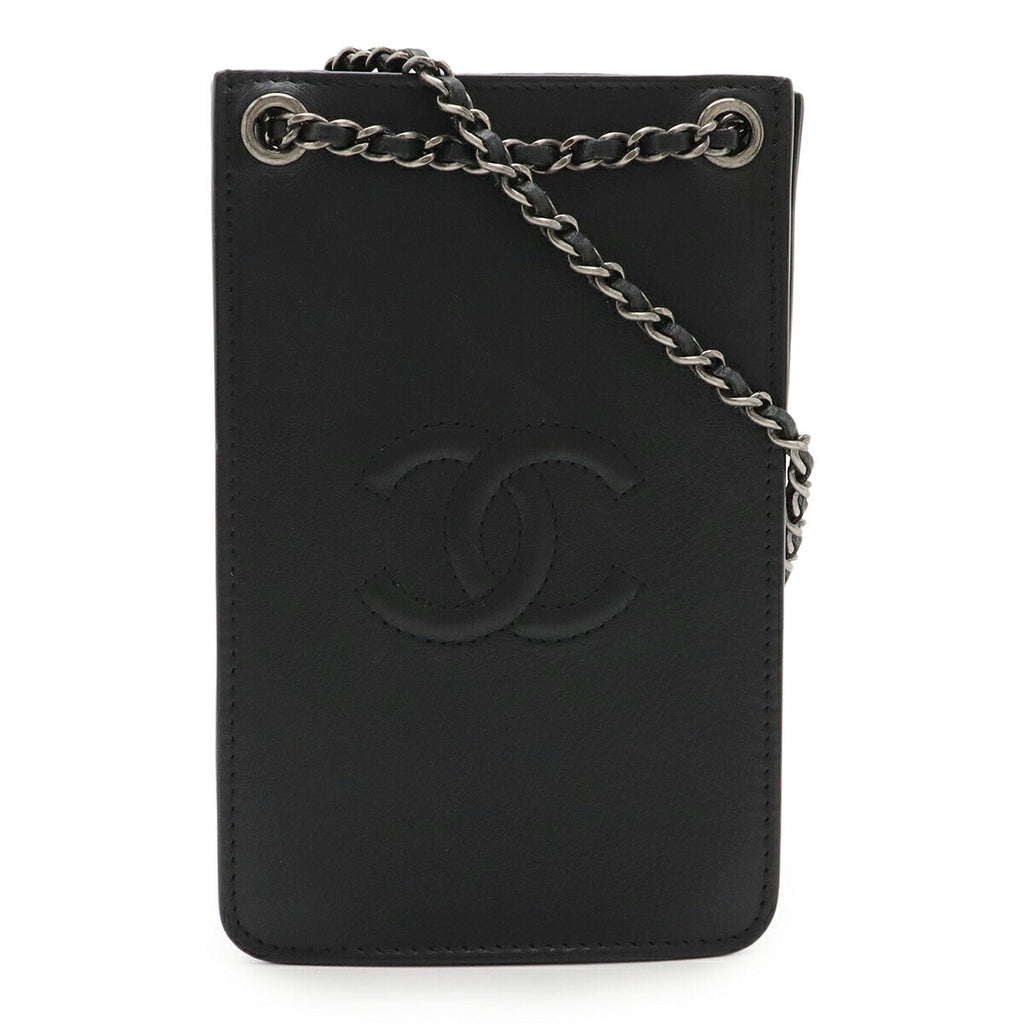 Chanel Coco Mark Leather Chain Shoulder Bag