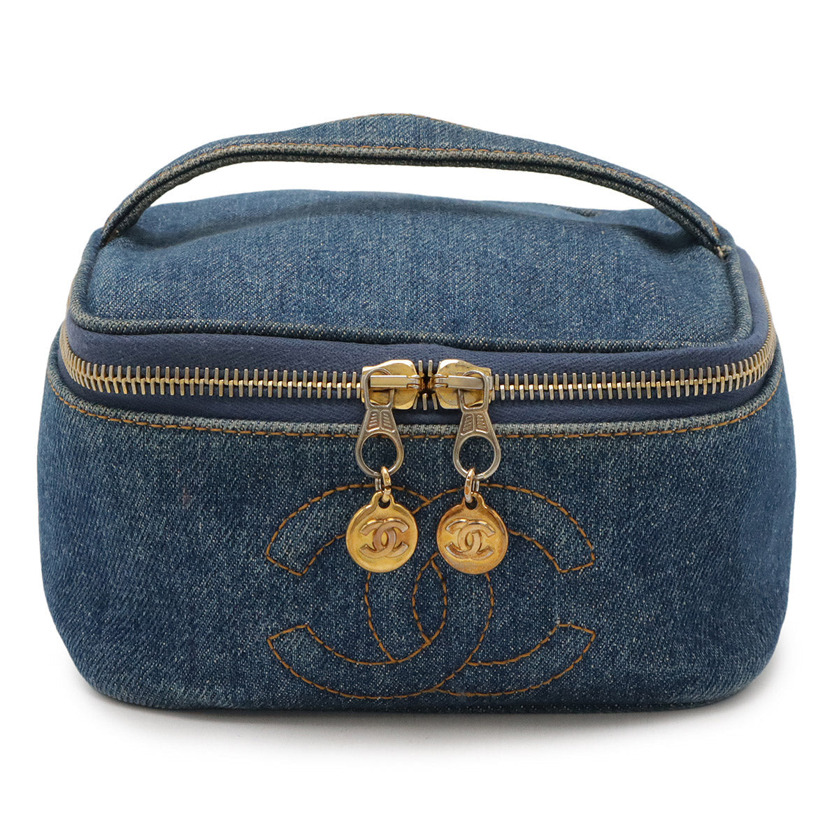 Chanel Coco Mark Denim Vanity Bag