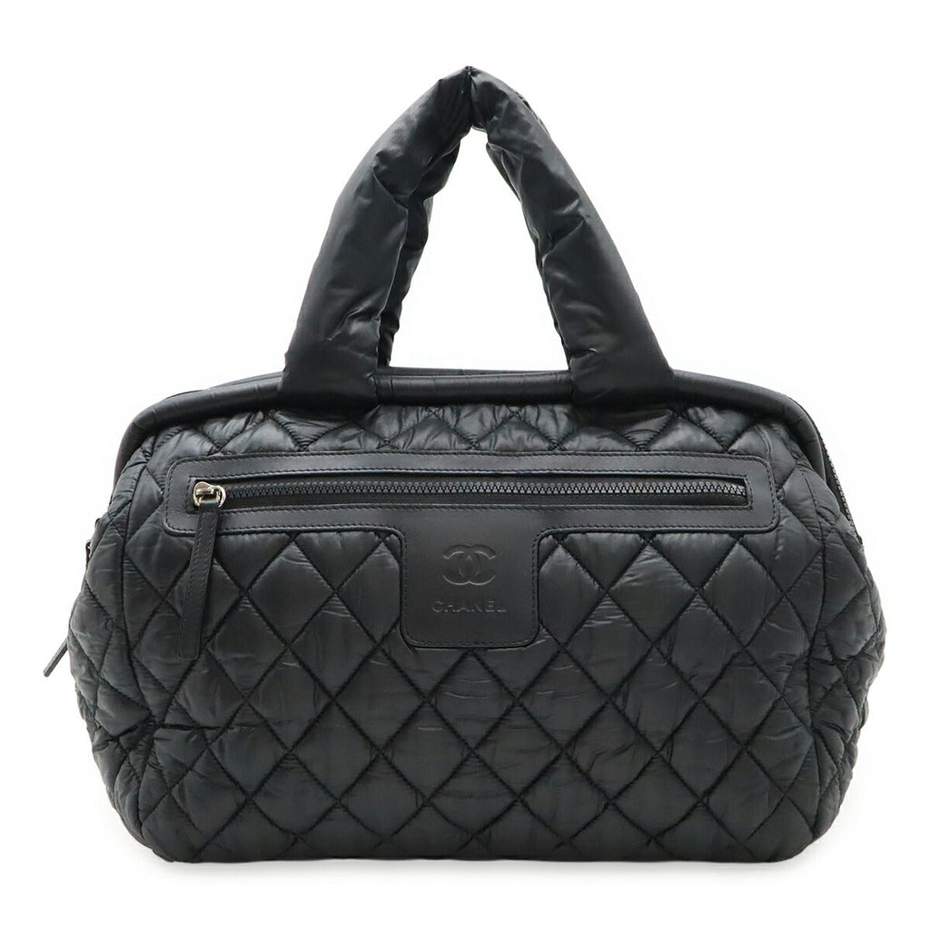 Chanel Coco Cocoon Nylon Leather Handbag