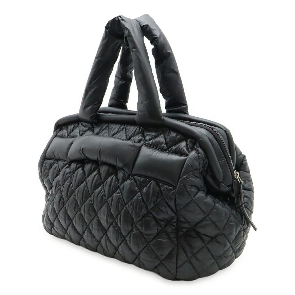 Chanel Coco Cocoon Nylon Leather Handbag