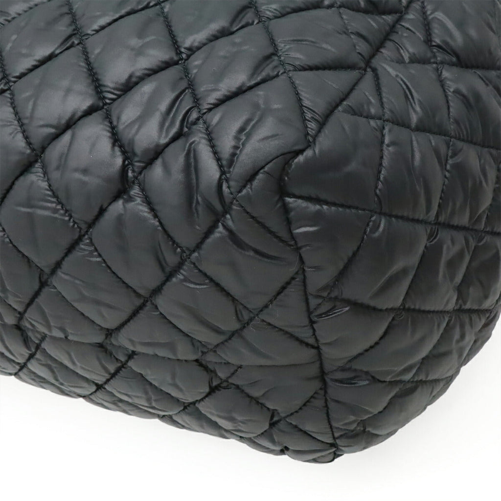 Chanel Coco Cocoon Nylon Leather Handbag
