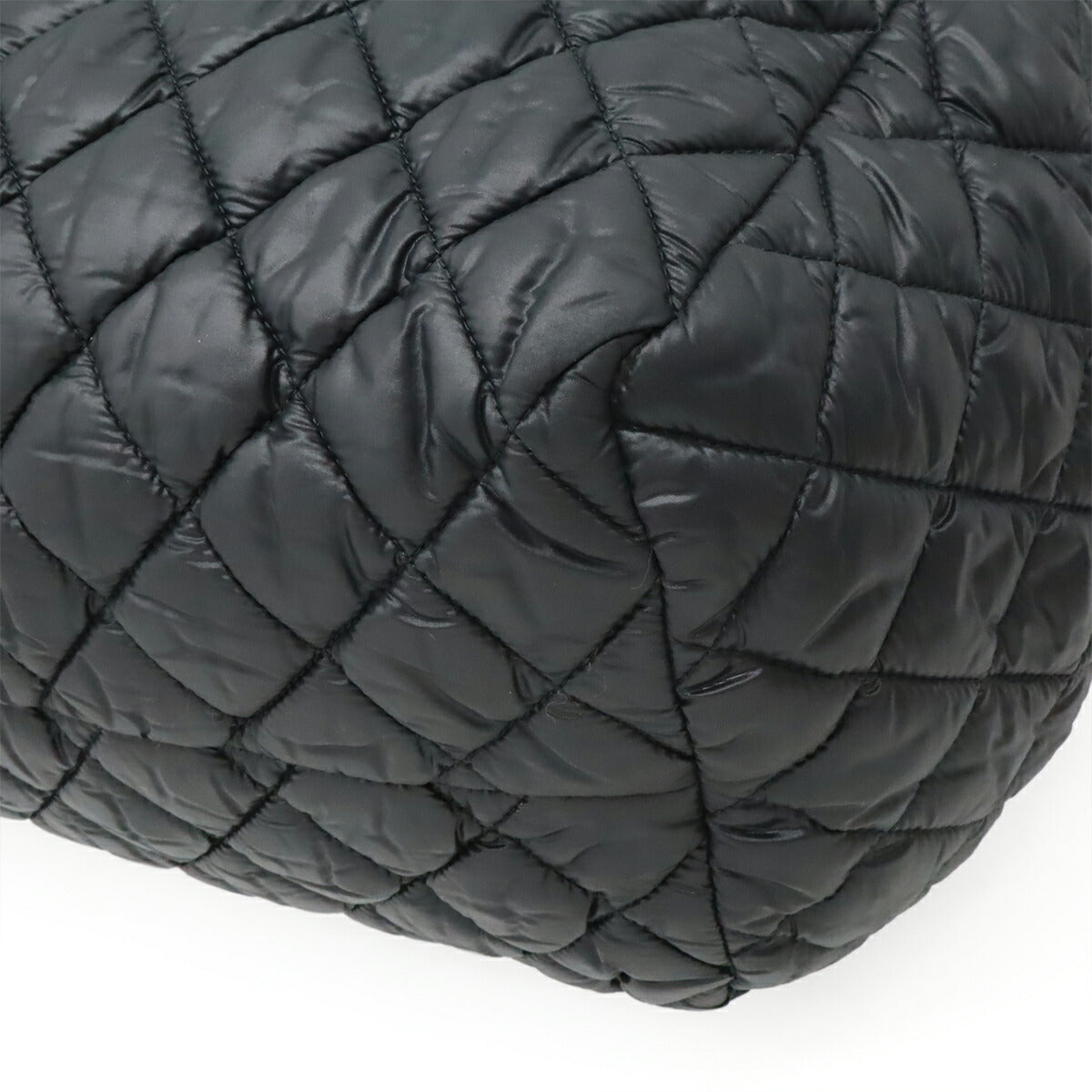 Chanel Coco Cocoon Nylon Leather Handbag