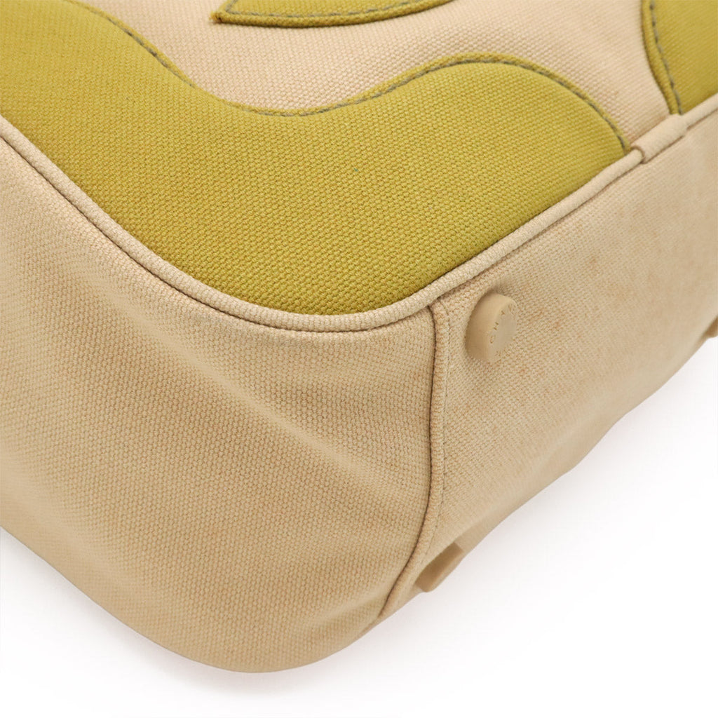Chanel Coco Mark Canvas Tote Bag