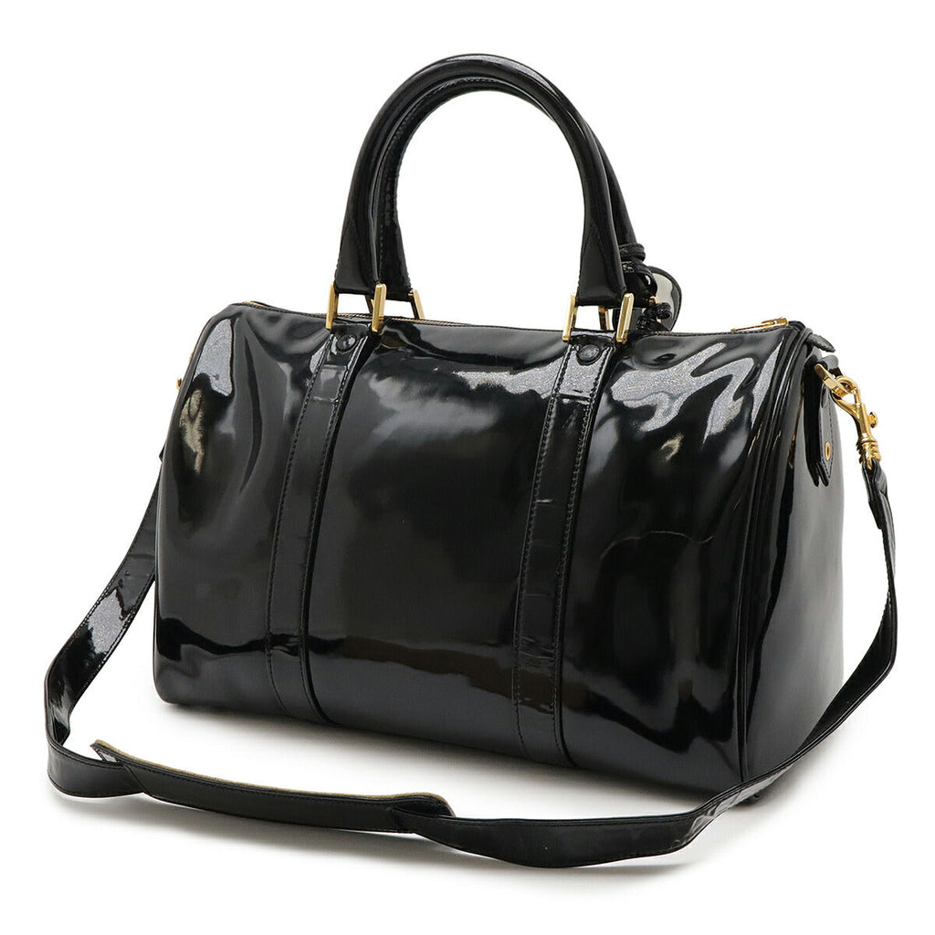 Chanel Patent Leather 2way Boston Bag