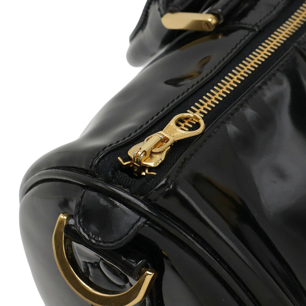 Chanel Patent Leather 2way Boston Bag