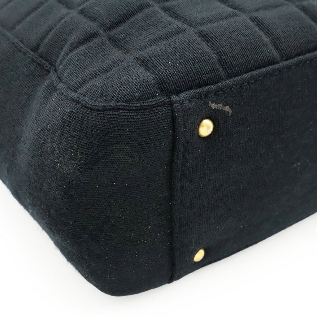 Chanel Choco Bar Cotton Jersey 2way Bag