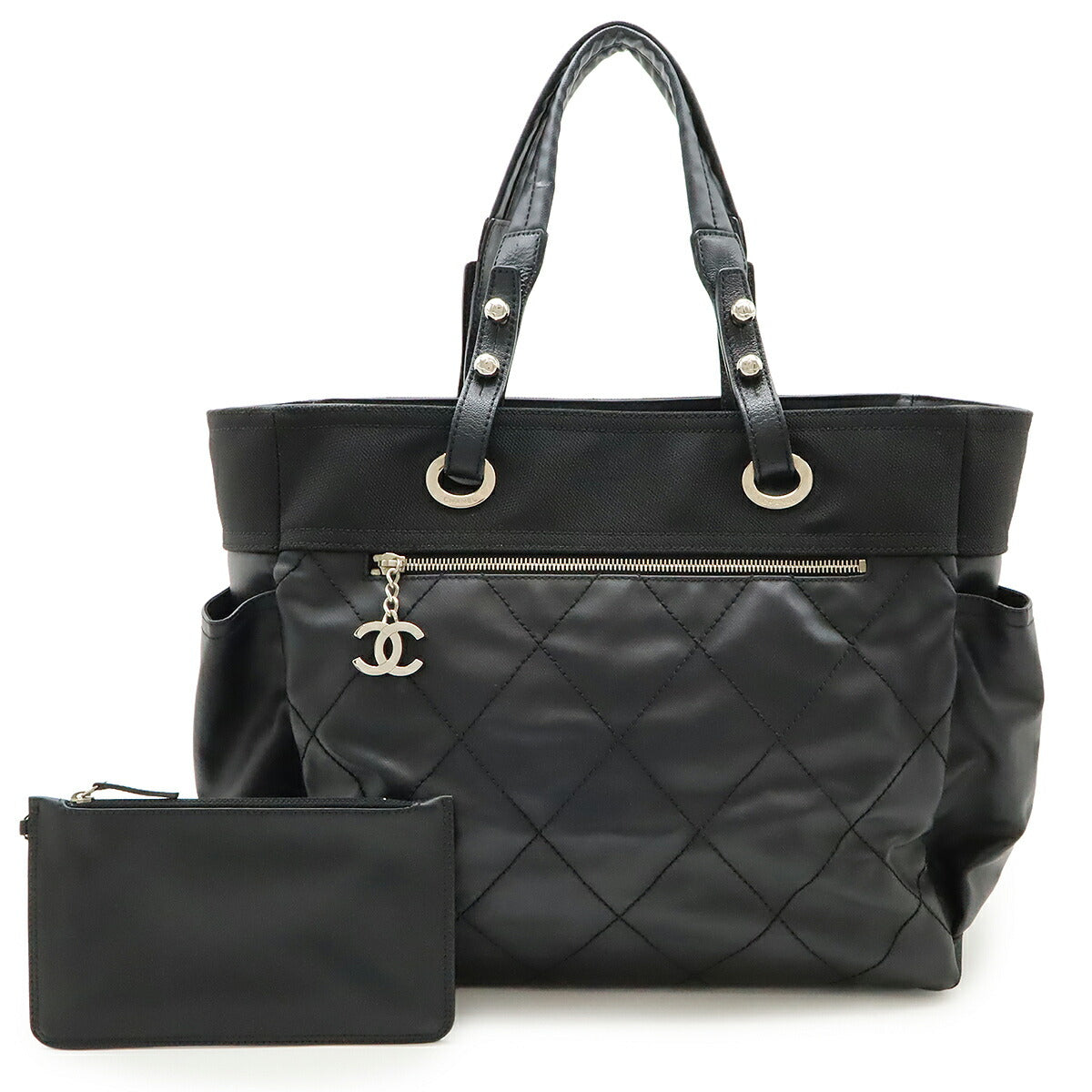 Chanel Paris Biarritz Coated Canvas 2way Bag