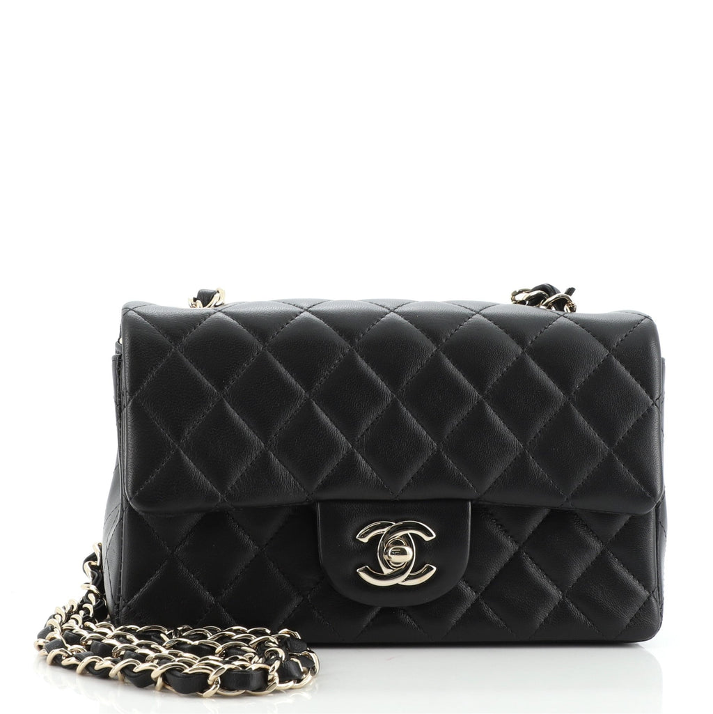 Classic Single Flap Bag Quilted Lambskin Mini
