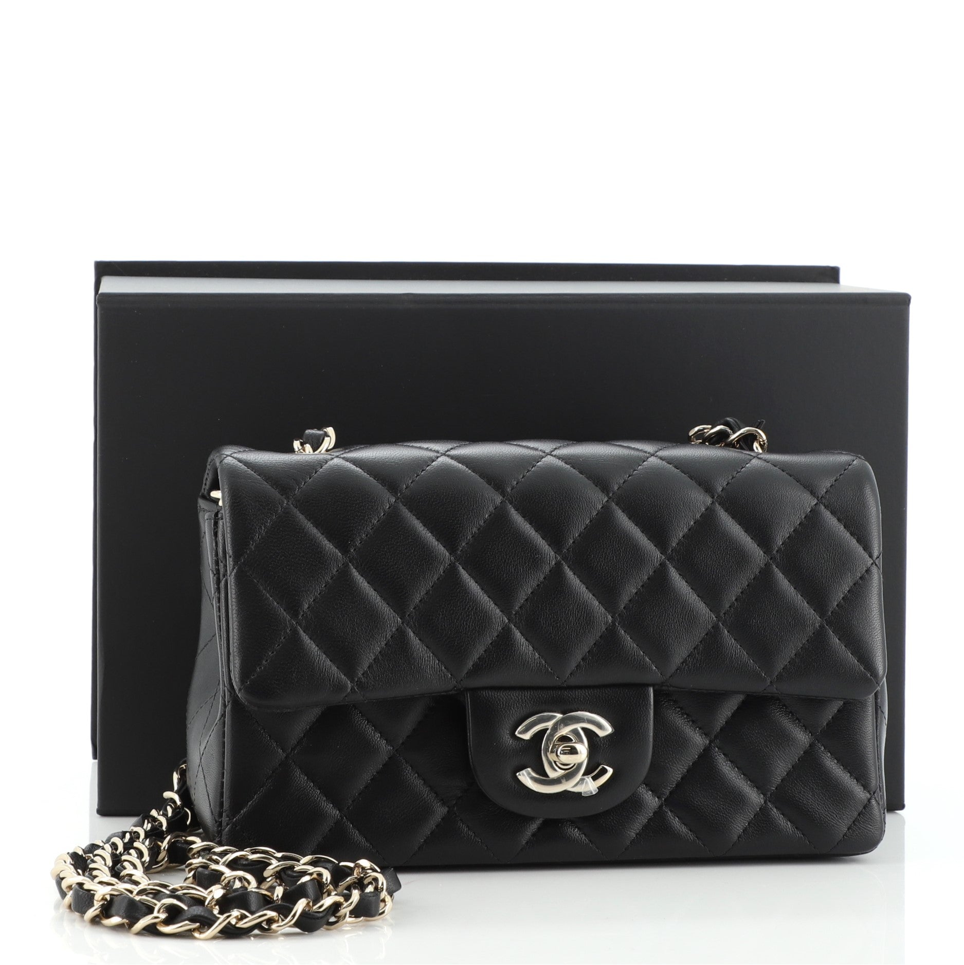 Classic Single Flap Bag Quilted Lambskin Mini