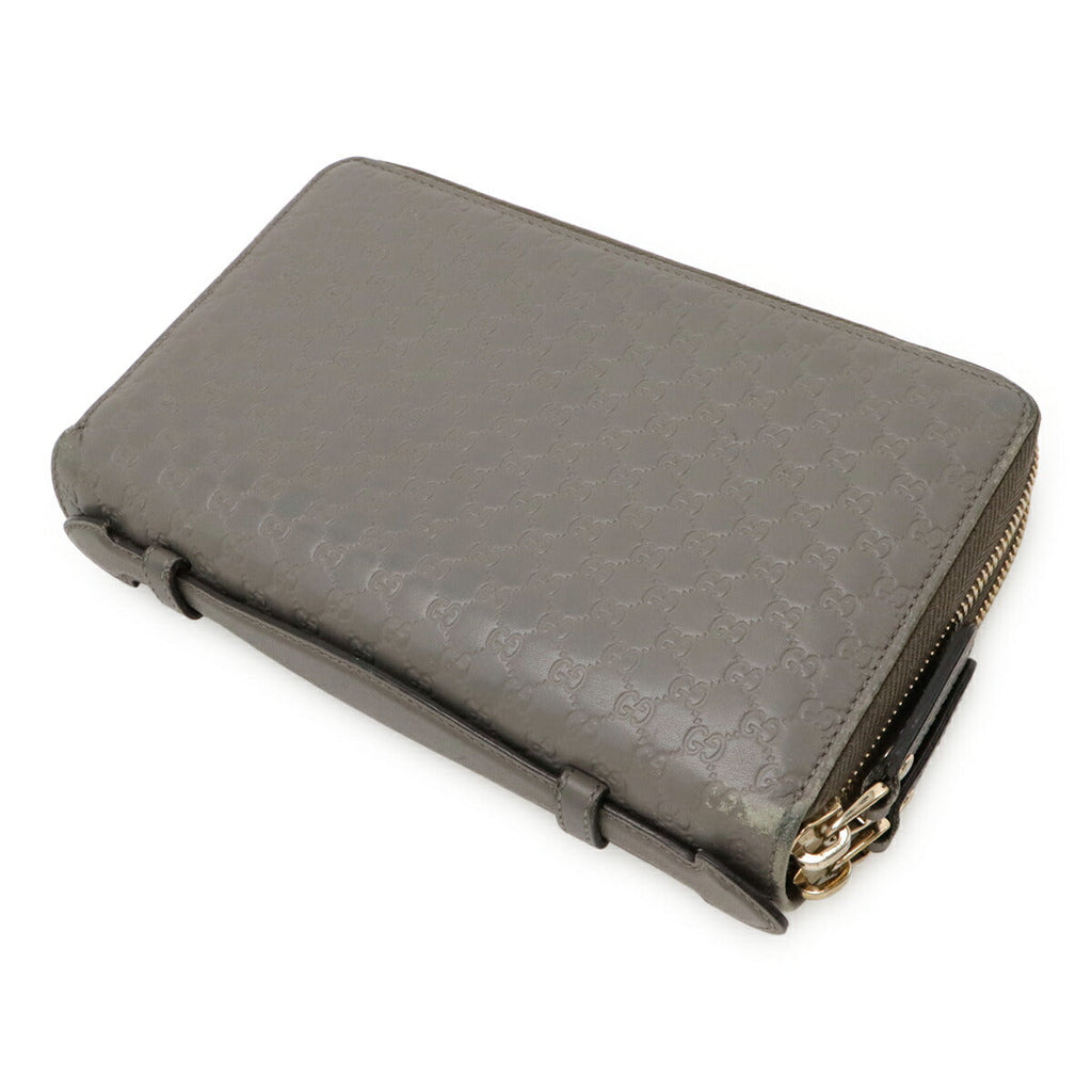 Gucci Microguccissima Leather Clutch Bag