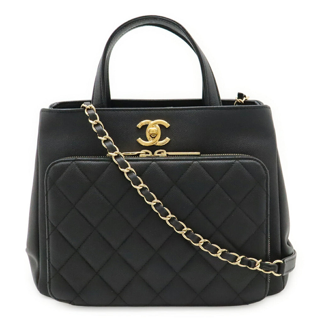 Chanel A93750 Caviar 2way Bag