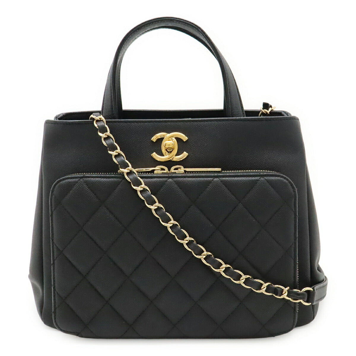Chanel A93750 Caviar 2way Bag