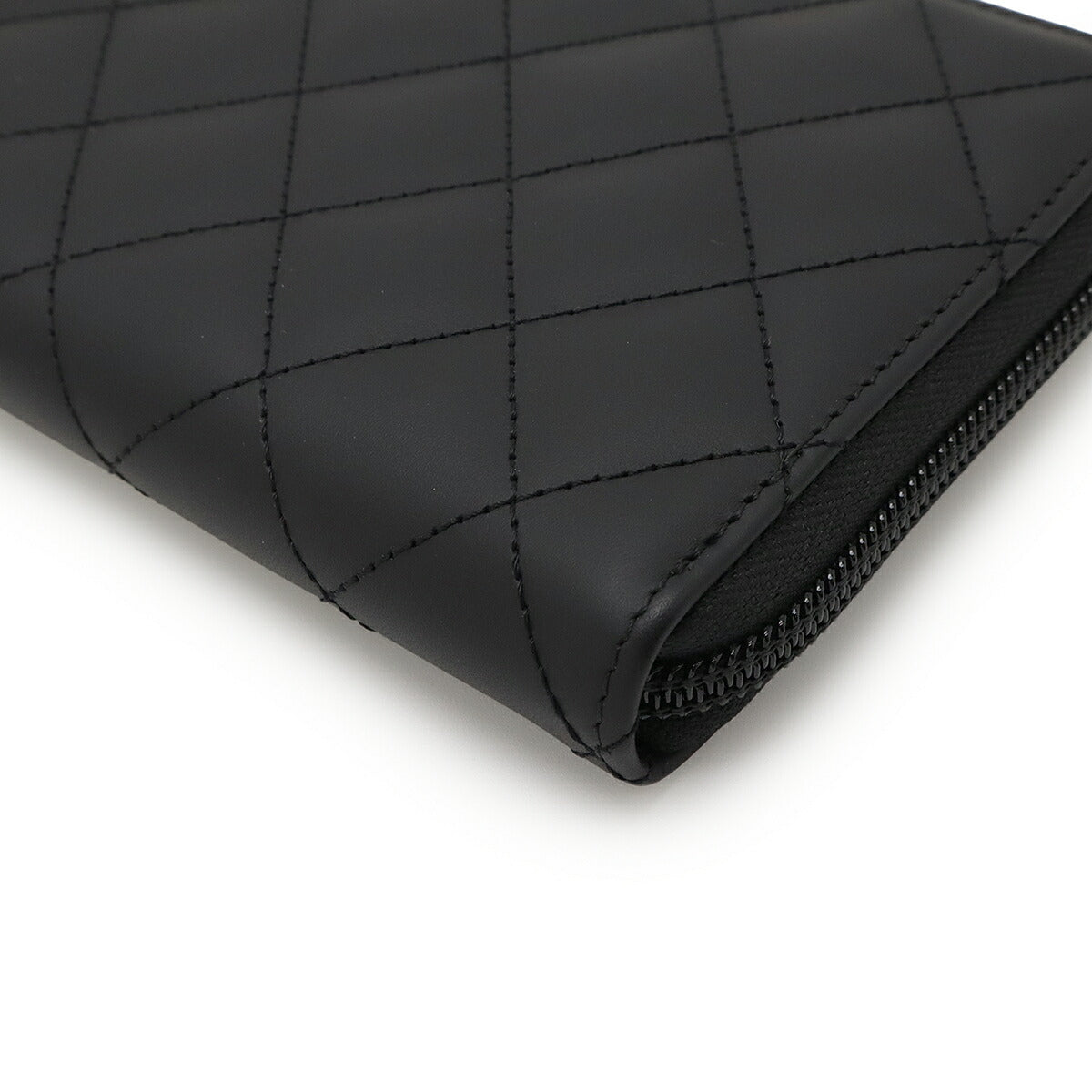 Chanel Cambon Line Soft Calf Long Wallet
