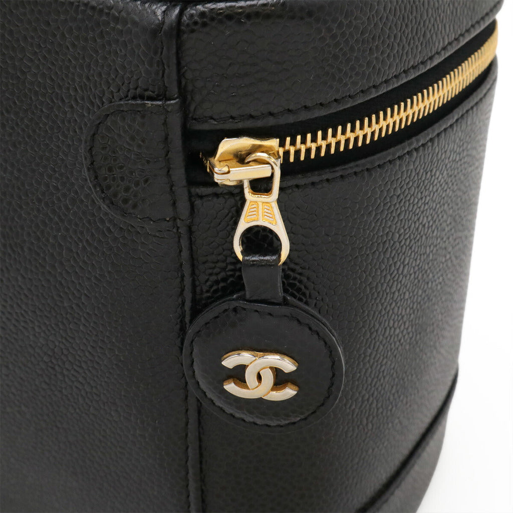Chanel Coco Mark Caviar Skin Vanity Bag
