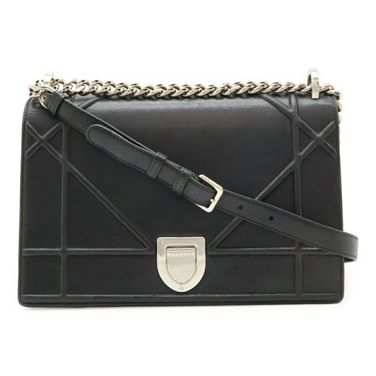 Christian Dior Diorama Leather 2way Shoulder Bag