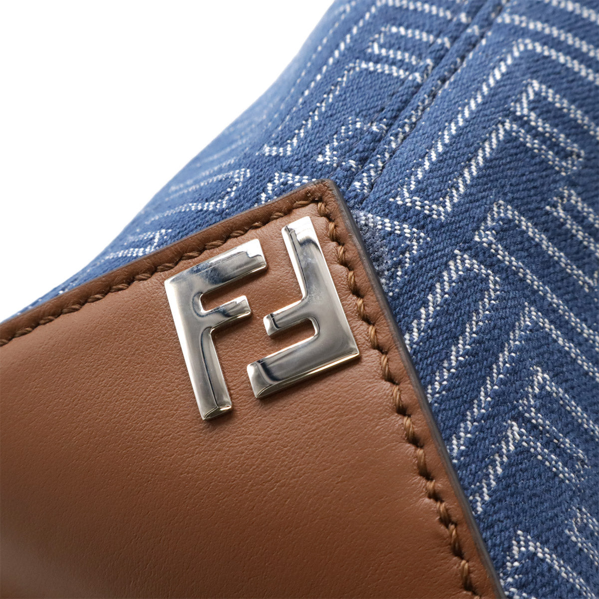 Fendi FF Shopping Bag FF Jacquard Handbag