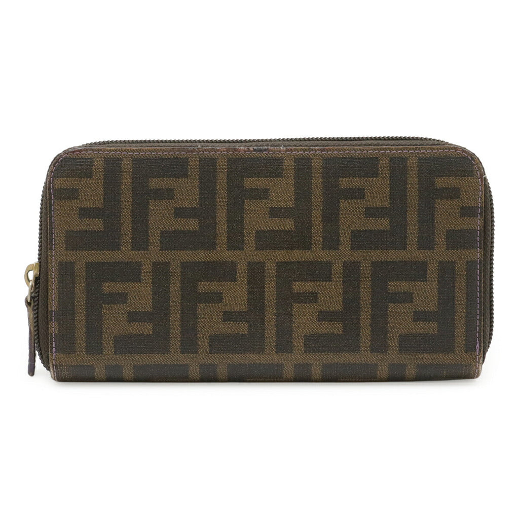 Fendi Zucca PVC Canvas Long Wallet