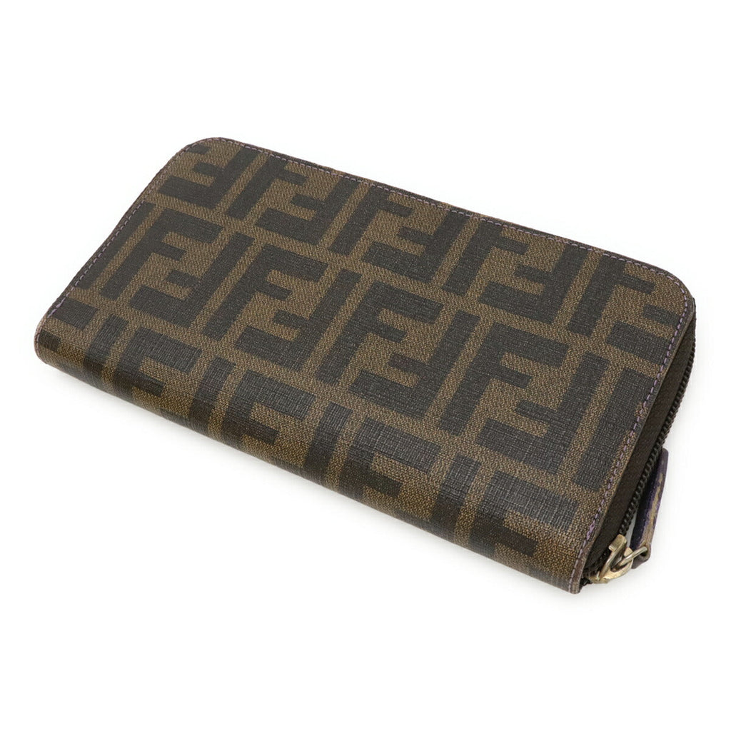 Fendi Zucca PVC Canvas Long Wallet