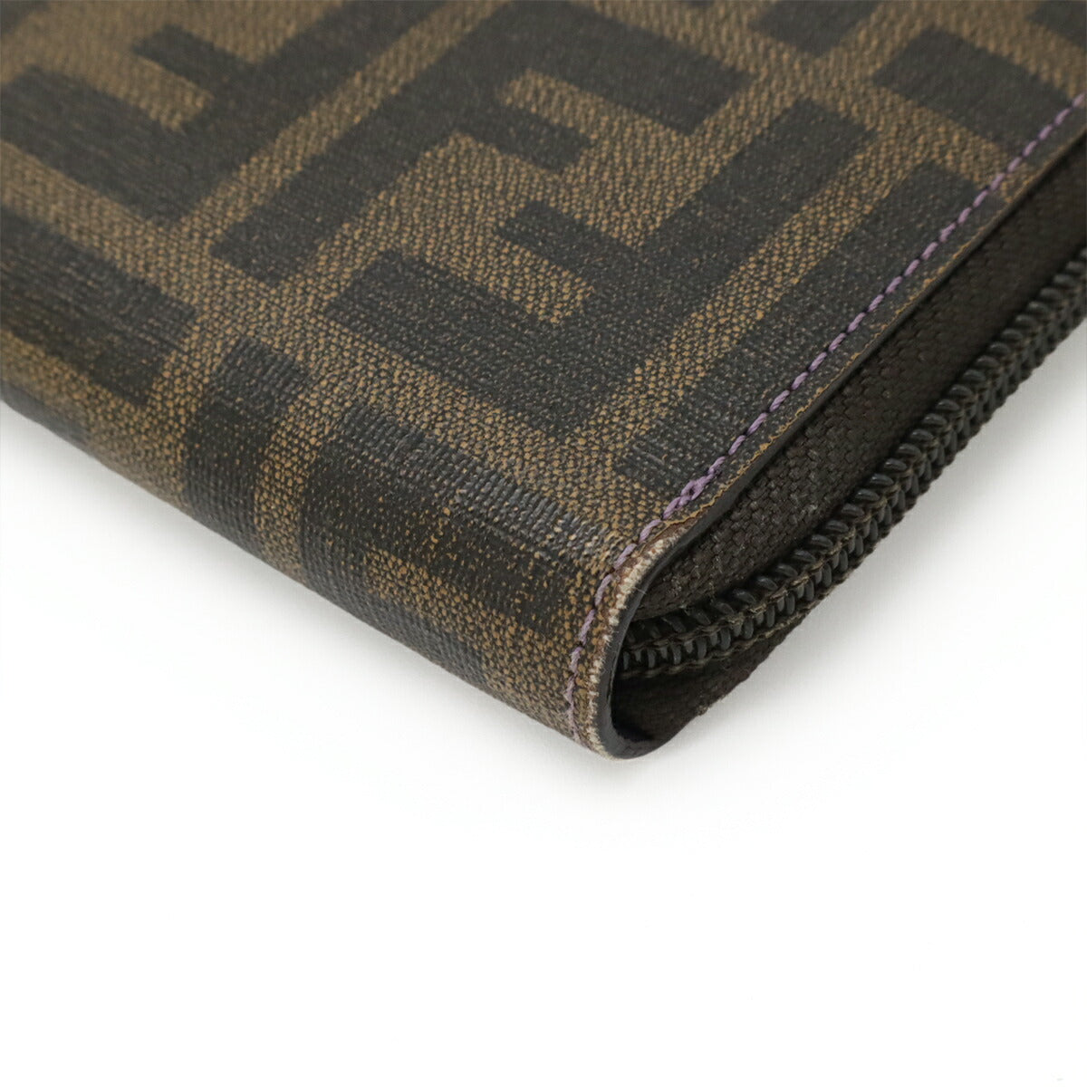 Fendi Zucca PVC Canvas Long Wallet