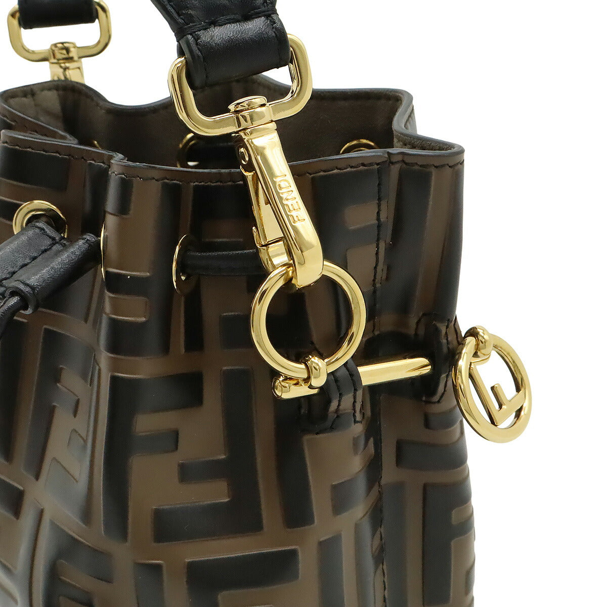 Fendi Mon Tresor Leather Handbag