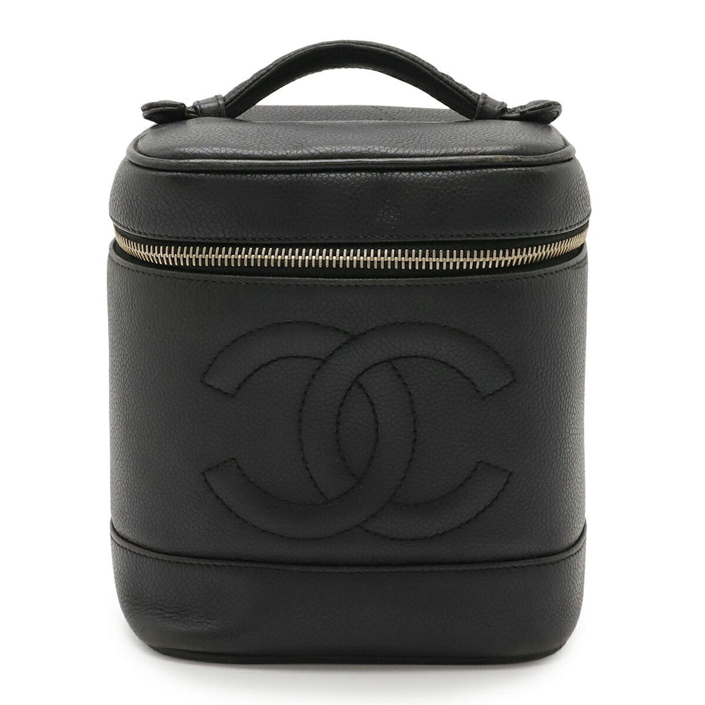 Chanel Coco Mark Caviar Skin Vanity Bag