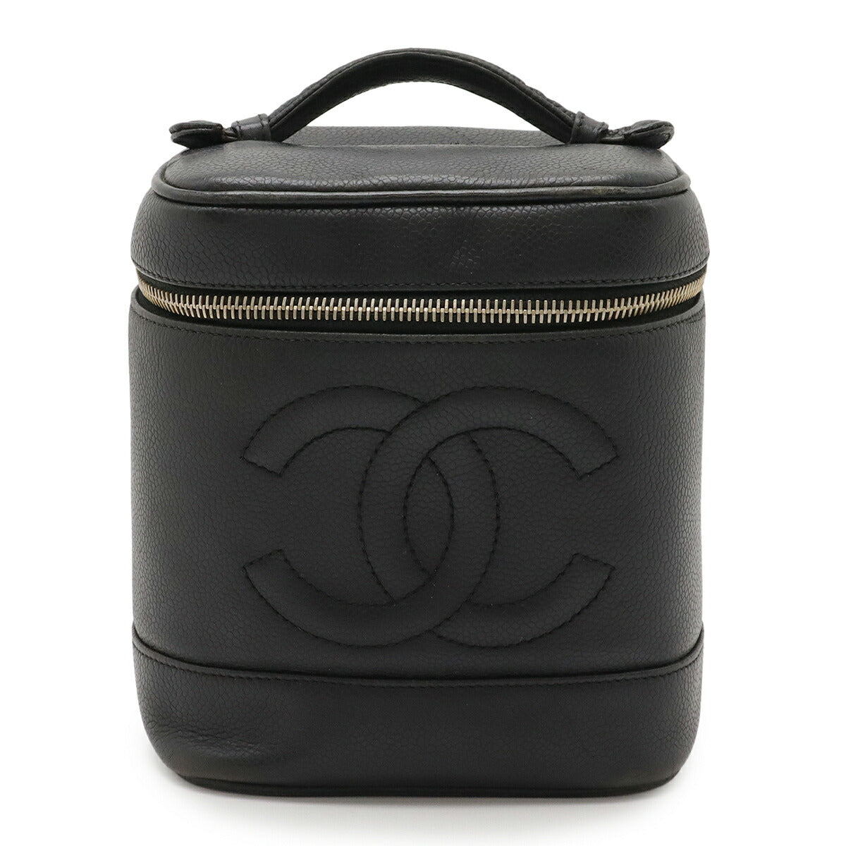 Chanel Coco Mark Caviar Skin Vanity Bag