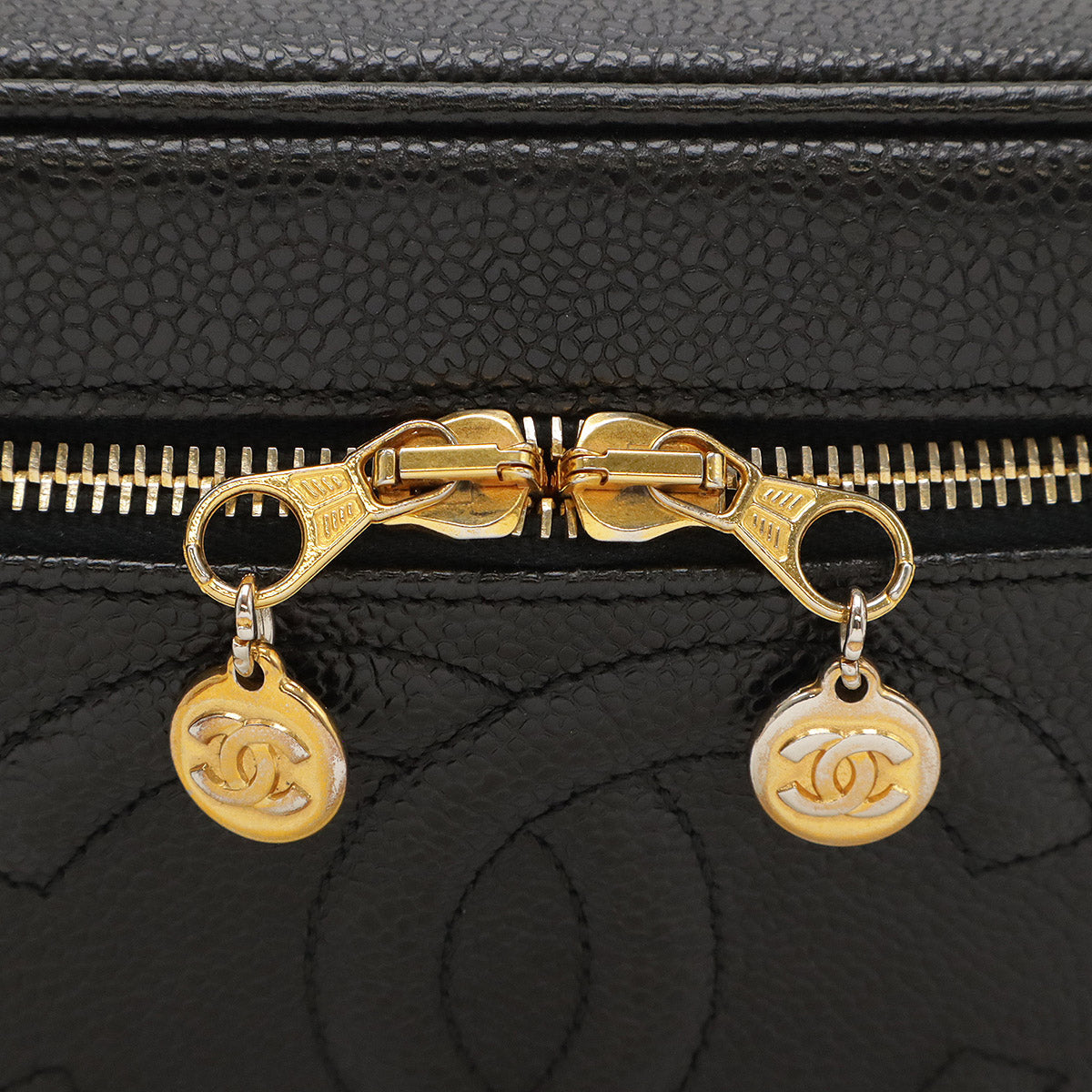 Chanel Coco Mark Caviar Skin Vanity Bag